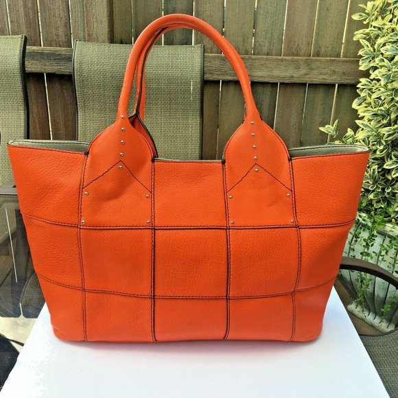 orYANY Handbags - orYANY Summer Studded-Detail  Leather Tote Bag